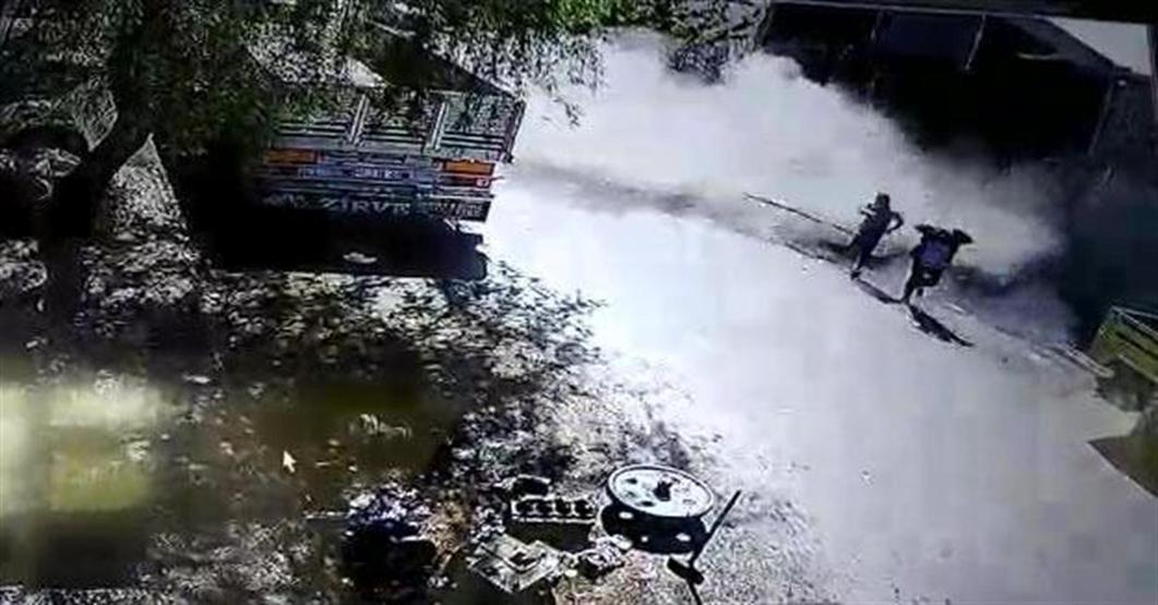 Atölyede forklift faciası