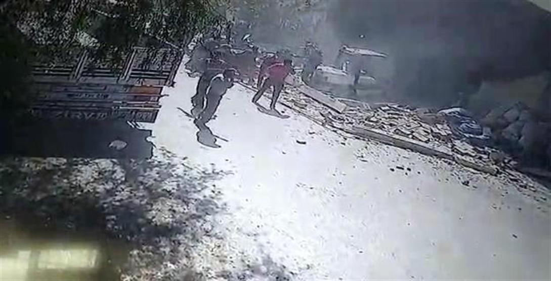 Atölyede forklift faciası