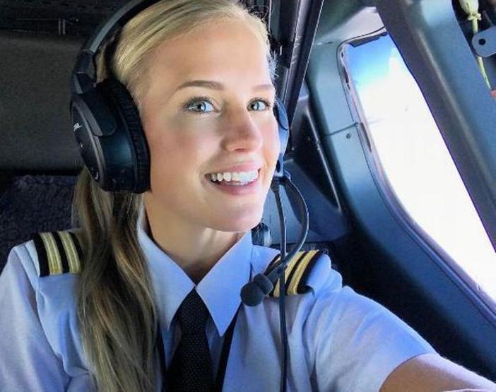 İsveçin kadın pilotu sosyal medya fenomeni oldu