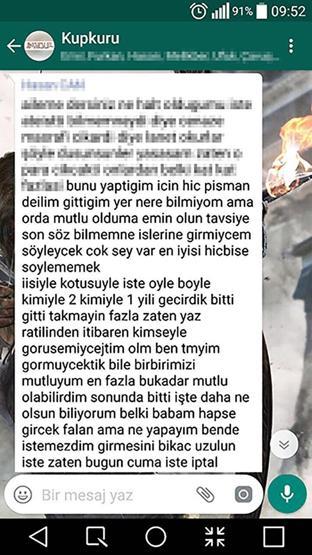 Sınıf arkadaşını öldüren liselinin Whatsapp yazışmaları mercek altında