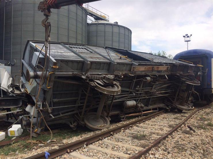 Kırıkkalede tren vagonu devrildi: 1 ölü, 3 yaralı