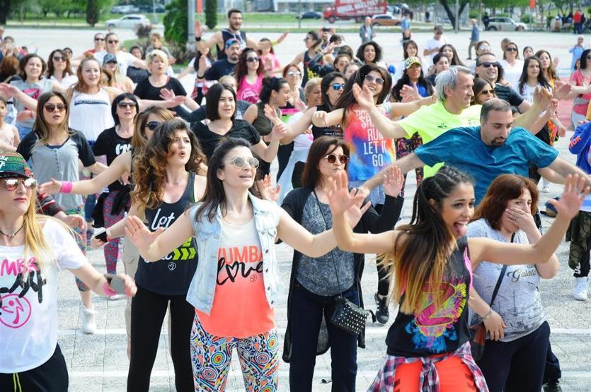 Beylikdüzünde Zumba coşkusu