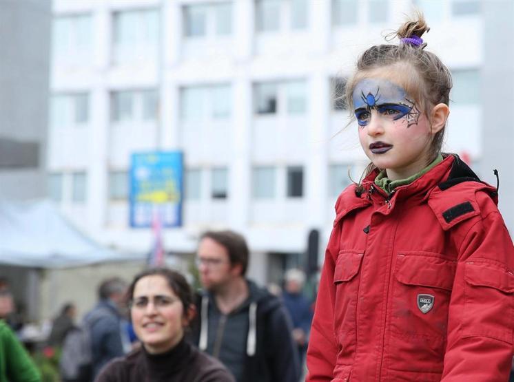 Brüksel’de hükümet karşıtı protesto gösterisi