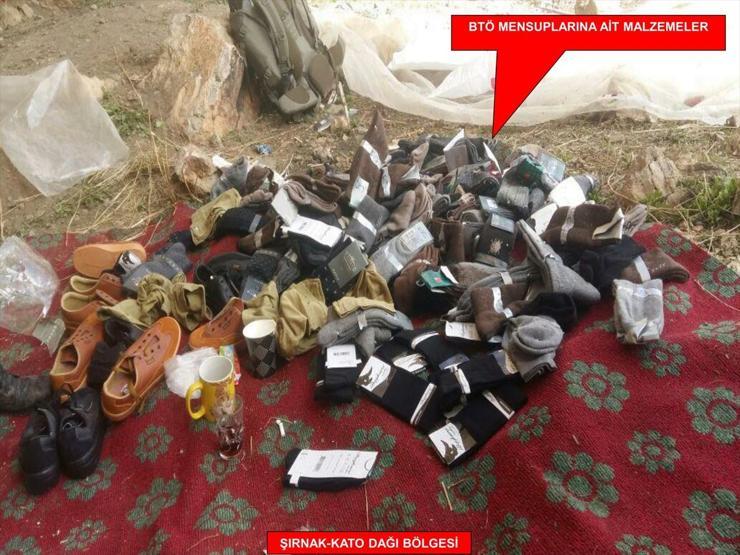 Şırnakta PKKya ağır darbe: Örgütün silah deposu ele geçirildi