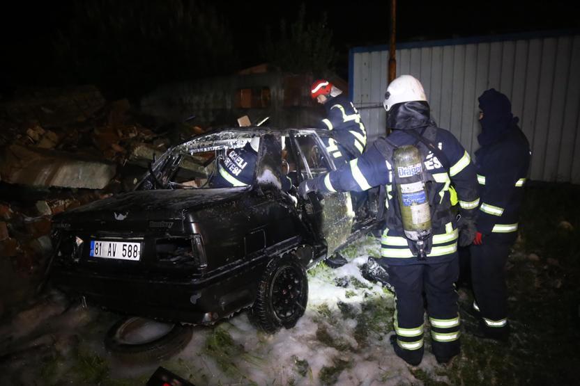 Kocaelide korkunç kaza: 2 aylık evli sürücü yanarak öldü