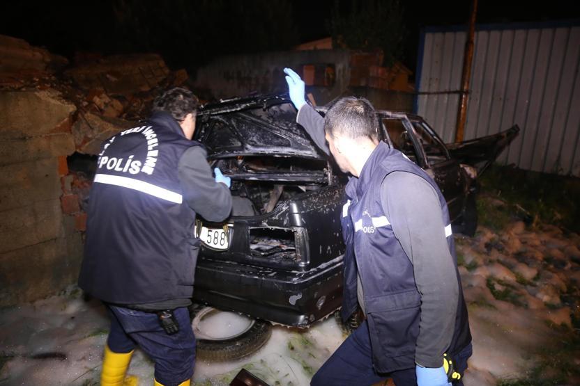 Kocaelide korkunç kaza: 2 aylık evli sürücü yanarak öldü