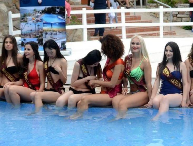 Miss 7 Continents güzelleri Bodrumda
