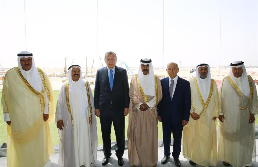 Erdoğan, Kuveytin yeni havalimanının temelini attı
