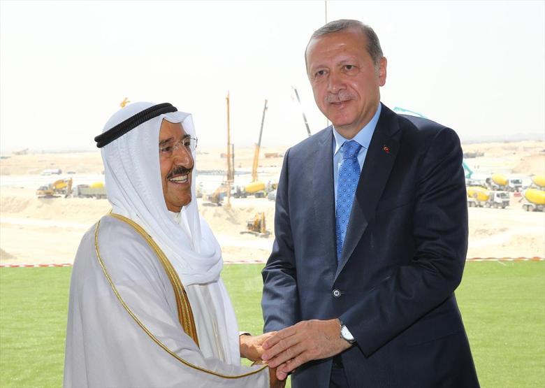 Erdoğan, Kuveytin yeni havalimanının temelini attı