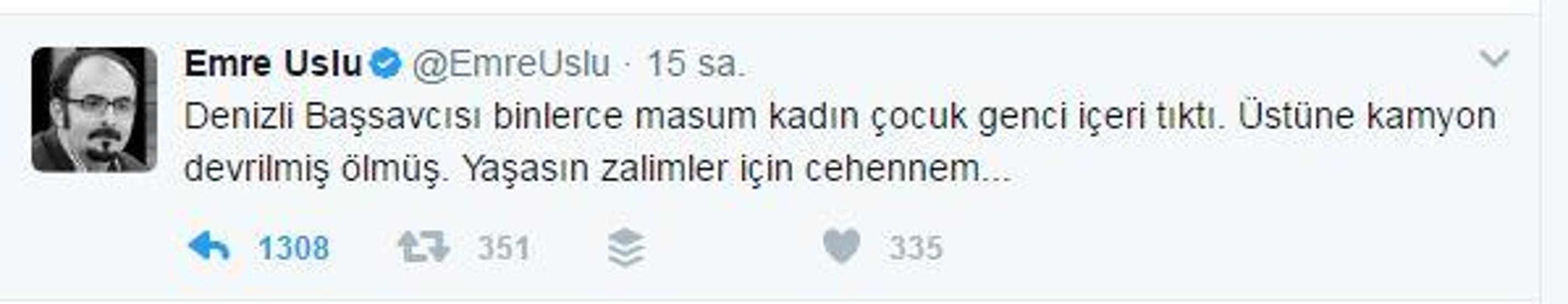 Firari FETÖcü Emre Usluya tepki
