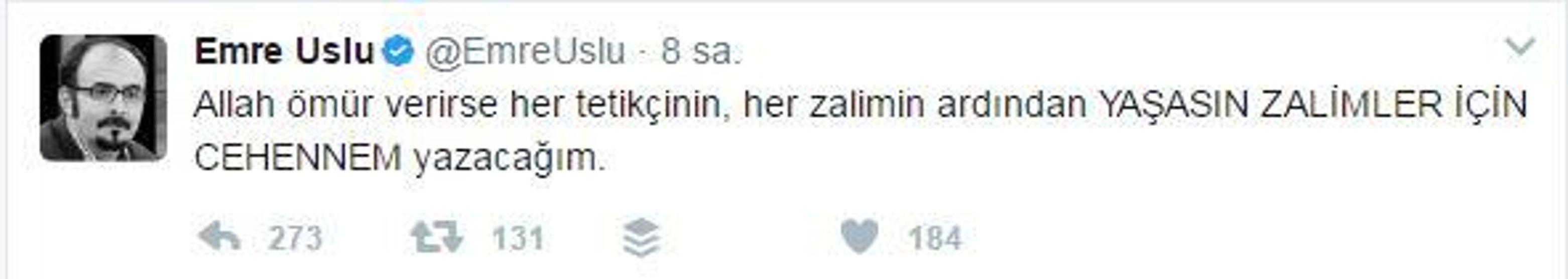 Firari FETÖcü Emre Usluya tepki