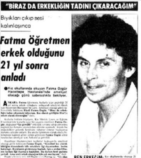 Erkek olduğunu 21 yıl sonra anladı
