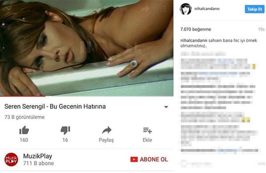 Seren Serengilden Nihal Candana sert yanıt