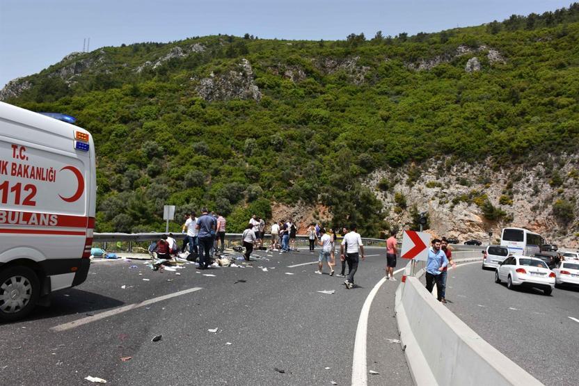Marmaristeki kazada 11 aylık bebeğin mucize kurtuluşu