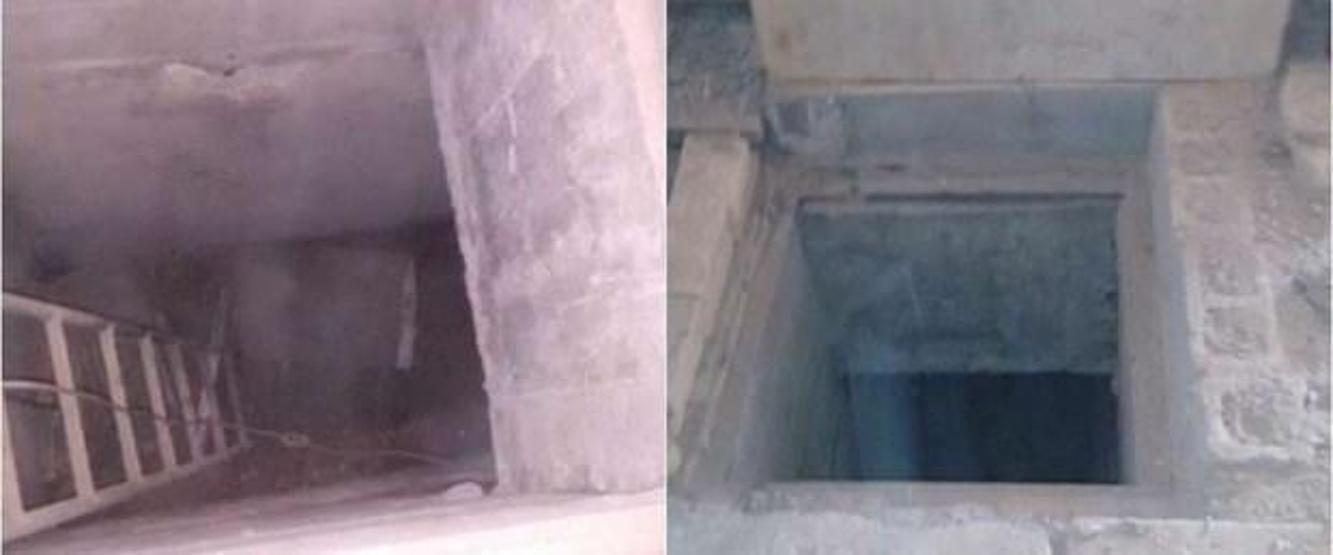 Gizli tünel kazdılar, kaçamadan ortaya çıktı