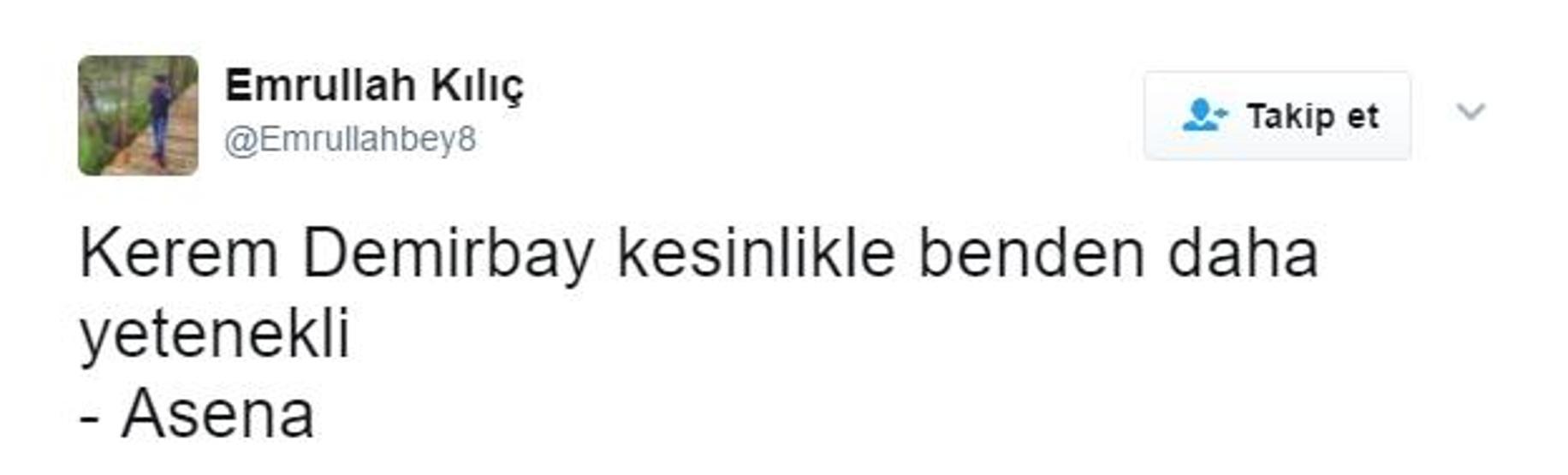 Kerem Demirbay Twitterda tartışma yarattı