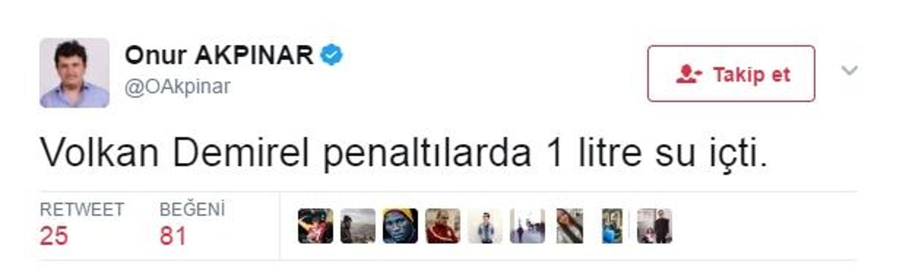 Volkan Demirel Twitterı salladı