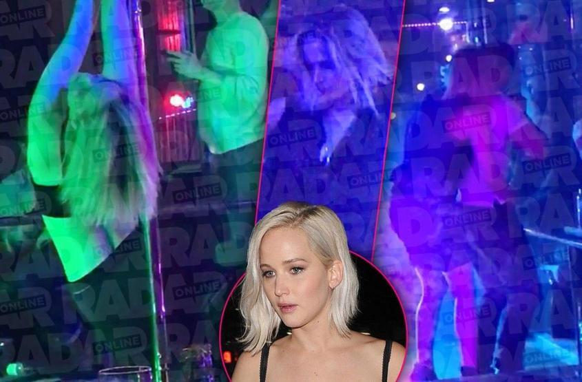 Jennifer Lawrence’den olay yaratan direk dansı