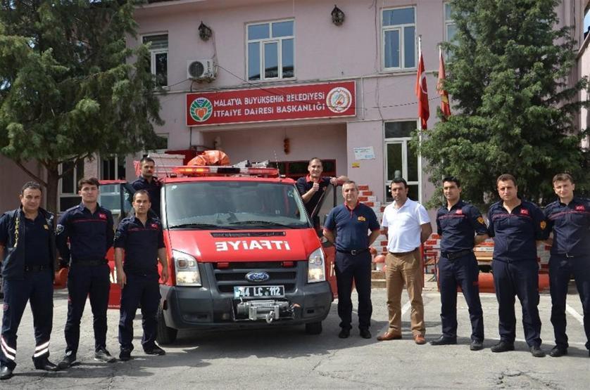 Her sabah itfaiyeci duası ile göreve başlıyorlar