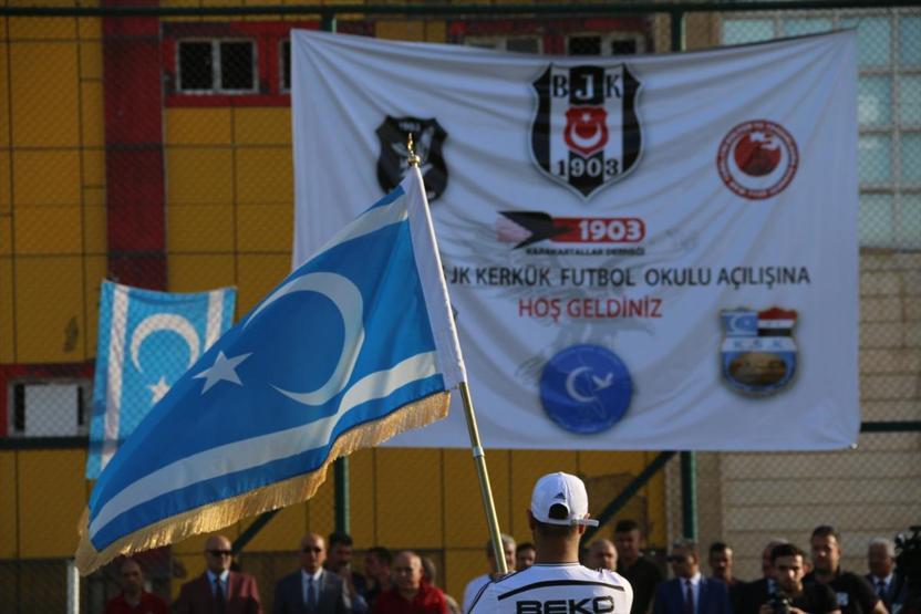 Beşiktaş Kerkükte futbol okulu açtı