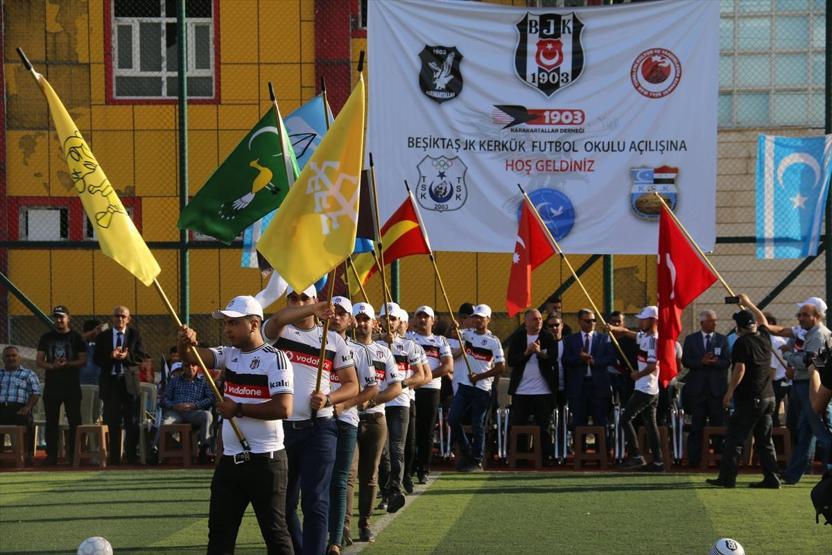 Beşiktaş Kerkükte futbol okulu açtı