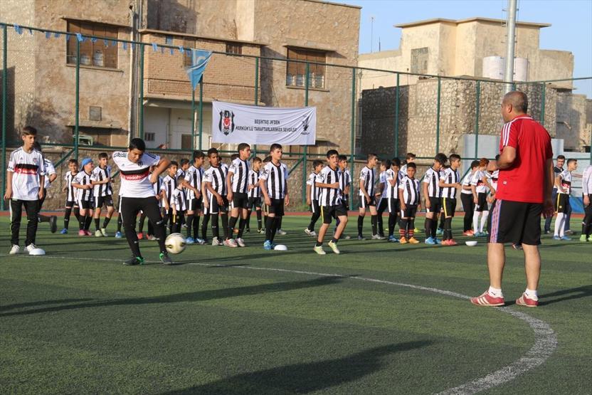 Beşiktaş Kerkükte futbol okulu açtı