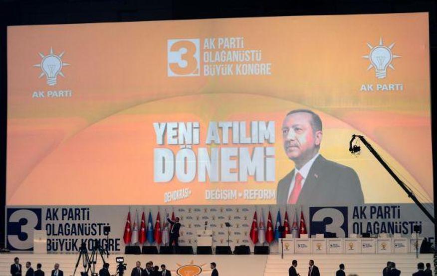 AK Parti kongresinden kareler