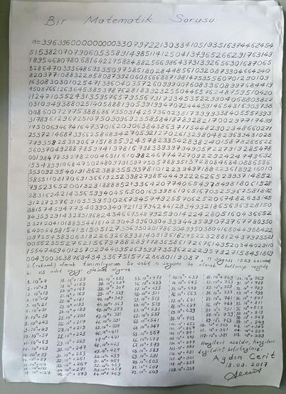 Tüm malvarlığını vereceği matematik sorusunu doğru çözen olmadı