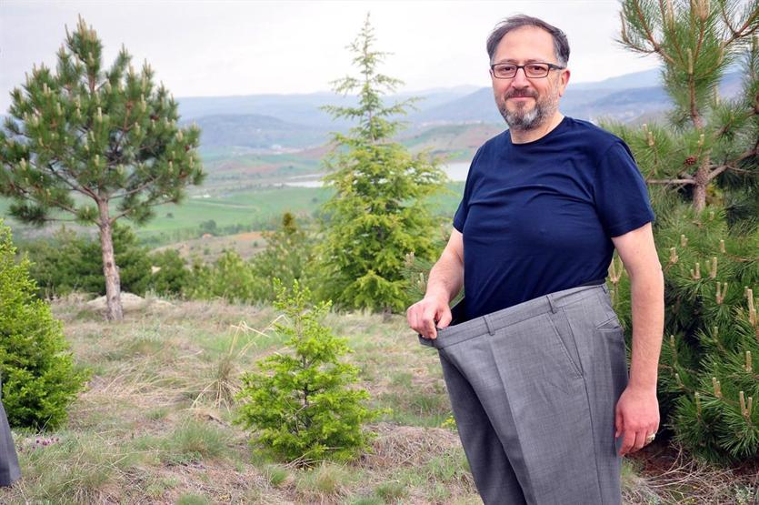 Obeziteden kurtulan hastalardan doktora orman teşekkürü