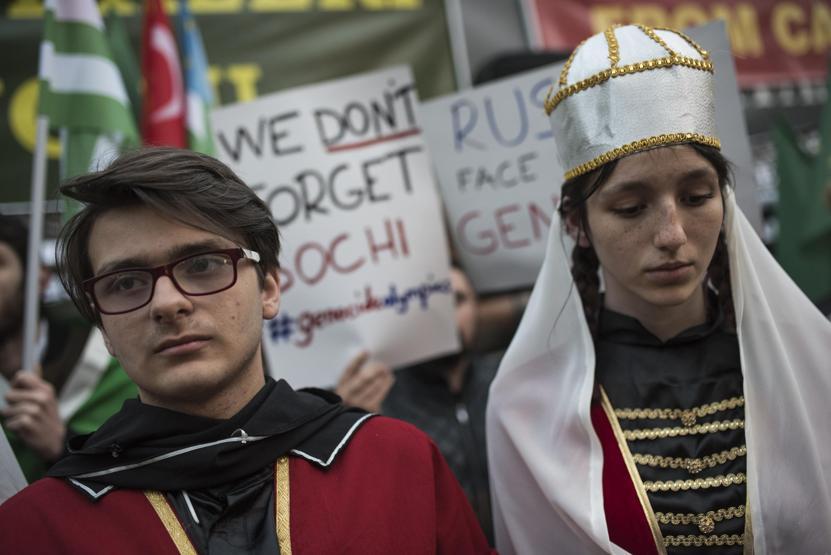 Çerkes Sürgünü 153. yılında Taksimde anıldı