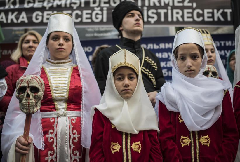 Çerkes Sürgünü 153. yılında Taksimde anıldı