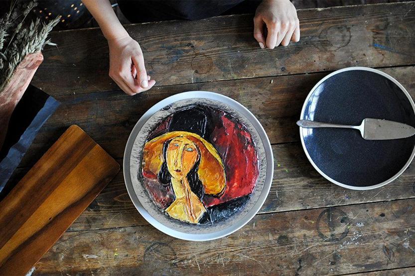 Pastahane değil sanat galerisi