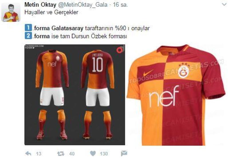 Galatasarayın yeni formasına sosyal medyadan tepki yağdı