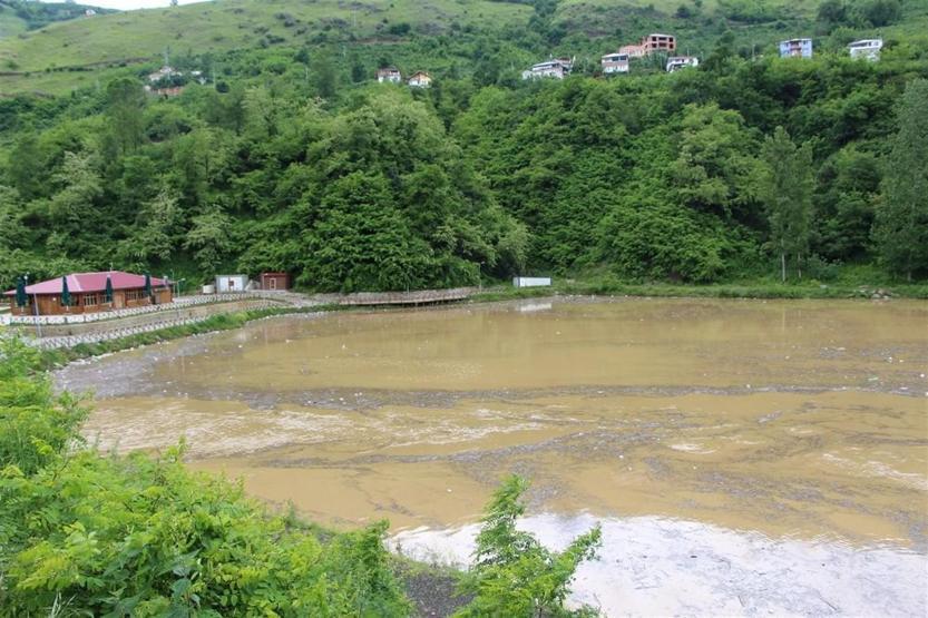 Trabzonun Sera Gölü çöplerle boğuşuyor