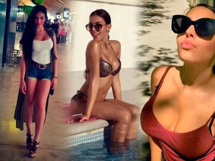 Cristiano Ronaldonun kız arkadaşı Georgina Rodriguez