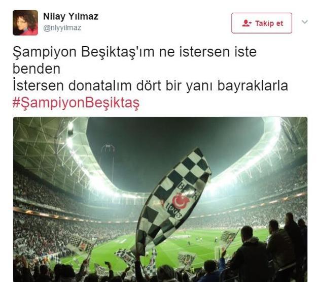 Şampiyon Beşiktaş Twitterı salladı