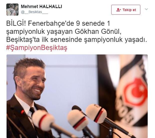 Şampiyon Beşiktaş Twitterı salladı