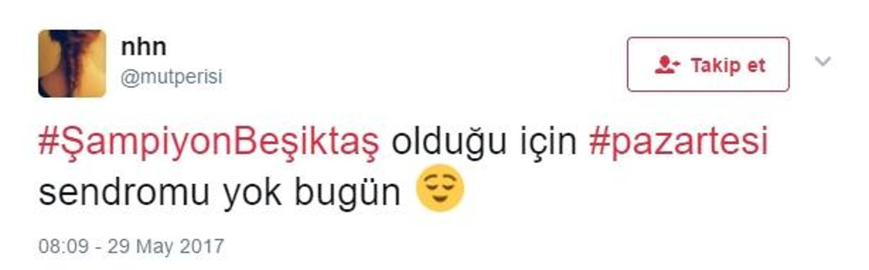Şampiyon Beşiktaş Twitterı salladı