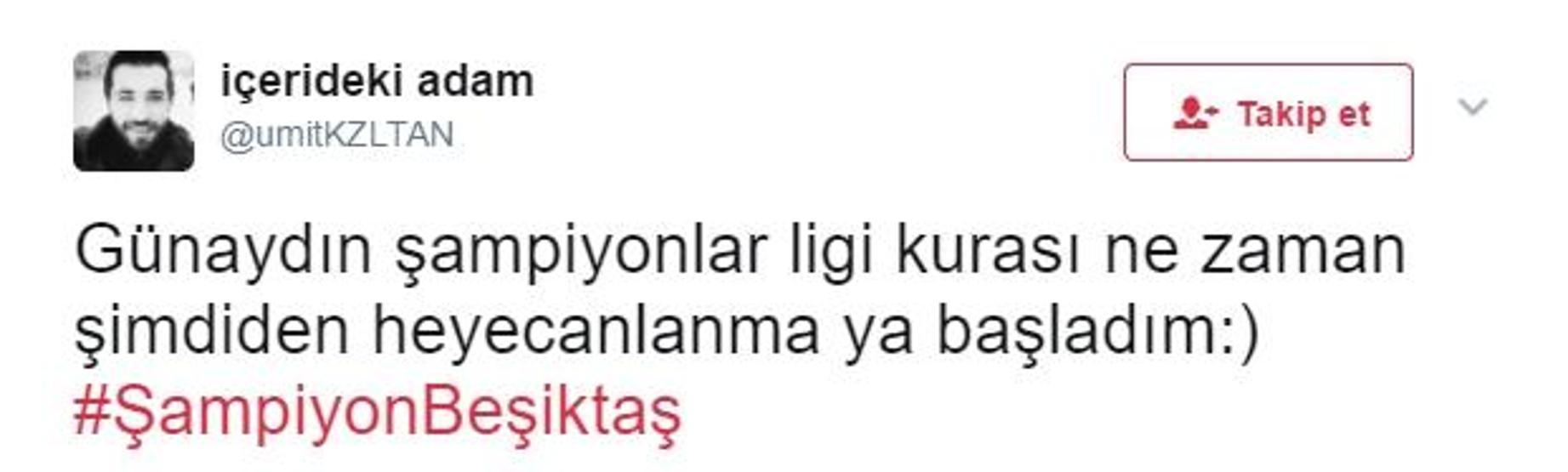 Şampiyon Beşiktaş Twitterı salladı