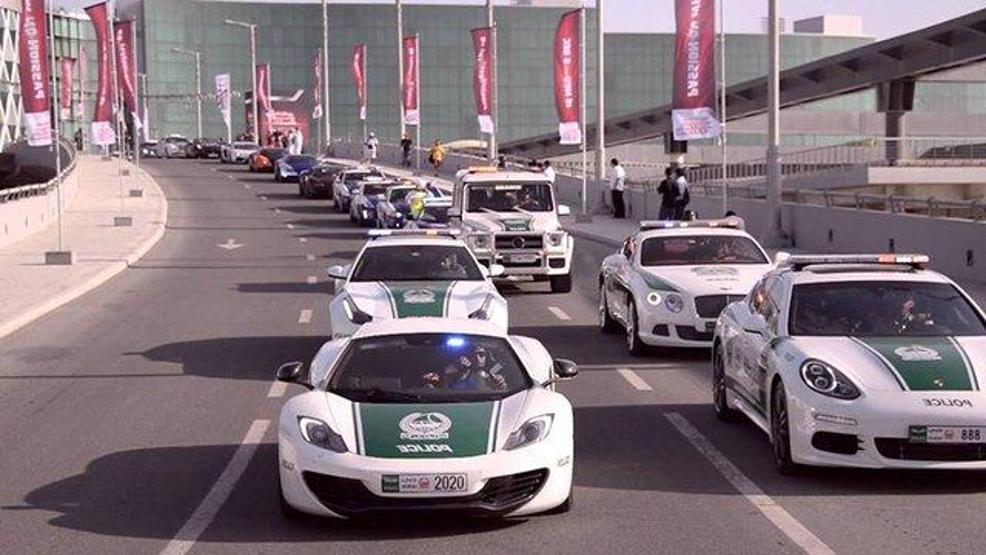 Dünyanın en hızlı polis arabası Dubaide