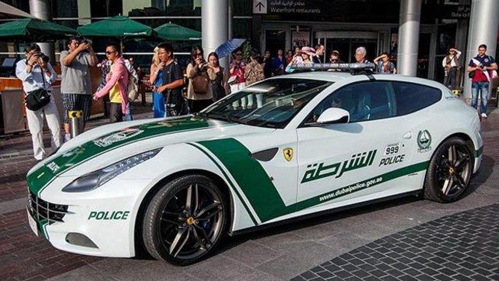 Dünyanın en hızlı polis arabası Dubaide