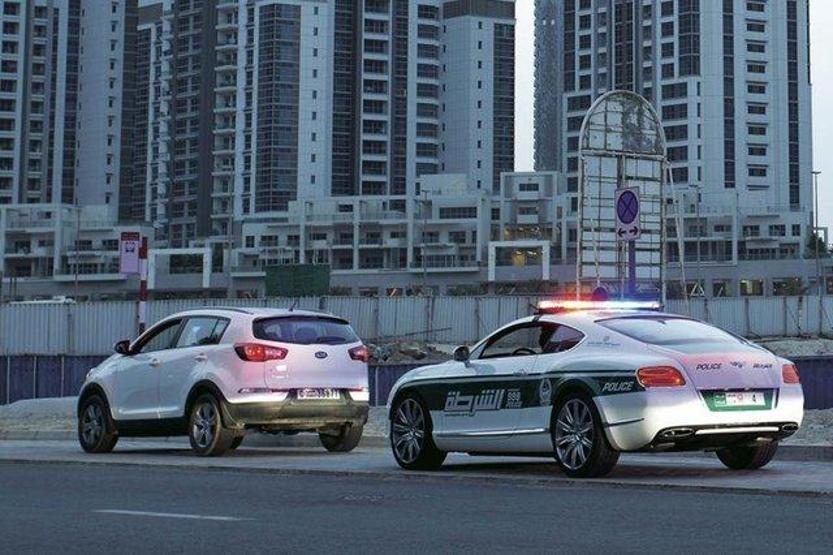 Dünyanın en hızlı polis arabası Dubaide