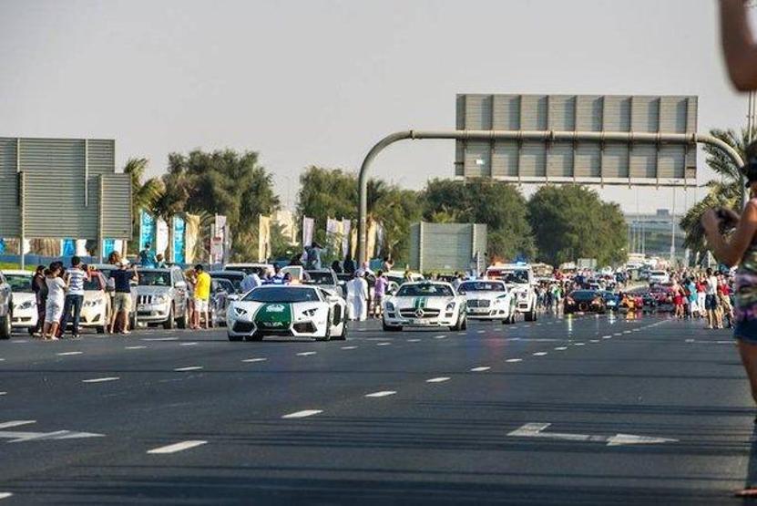 Dünyanın en hızlı polis arabası Dubaide