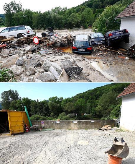 Kıyameti görmüştü, 1 yılda eski görünümünü kazandı