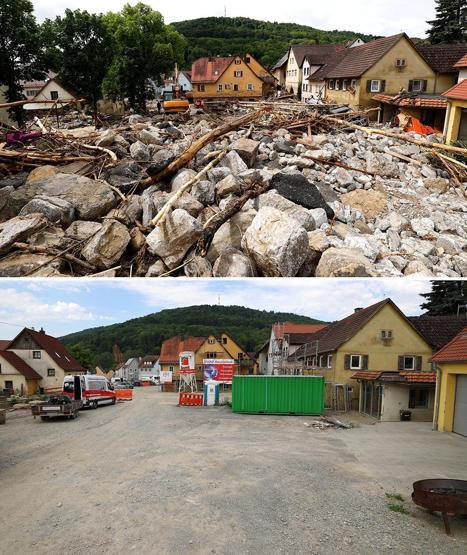 Kıyameti görmüştü, 1 yılda eski görünümünü kazandı