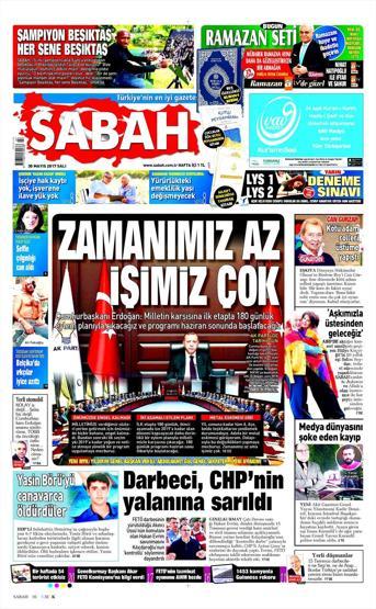 30 Mayıs 2017 - Gazete manşetleri