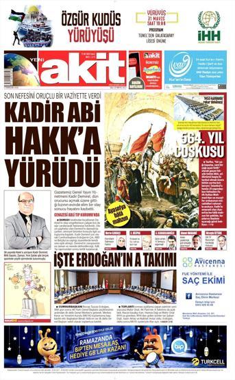 30 Mayıs 2017 - Gazete manşetleri