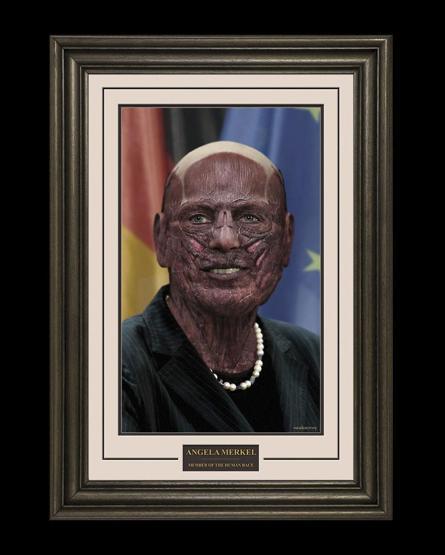 Sanat çalışmasında dünya liderlerinin derisini kazıdılar