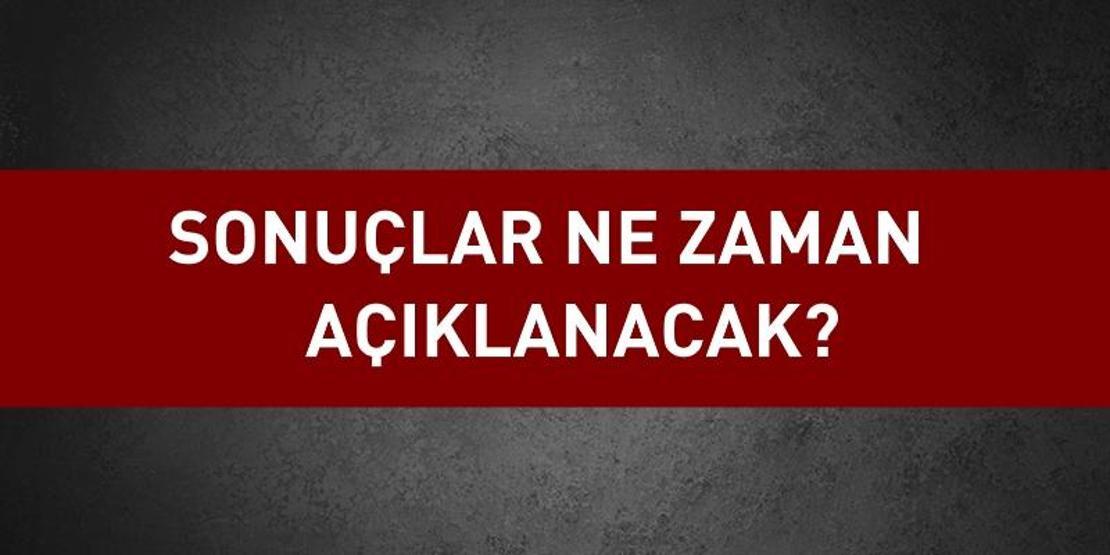 KPSS sonuçları ne zaman saat kaçta yayınlanacak