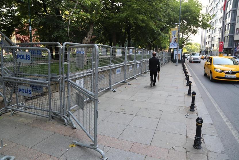Taksimde Gezi önlemi